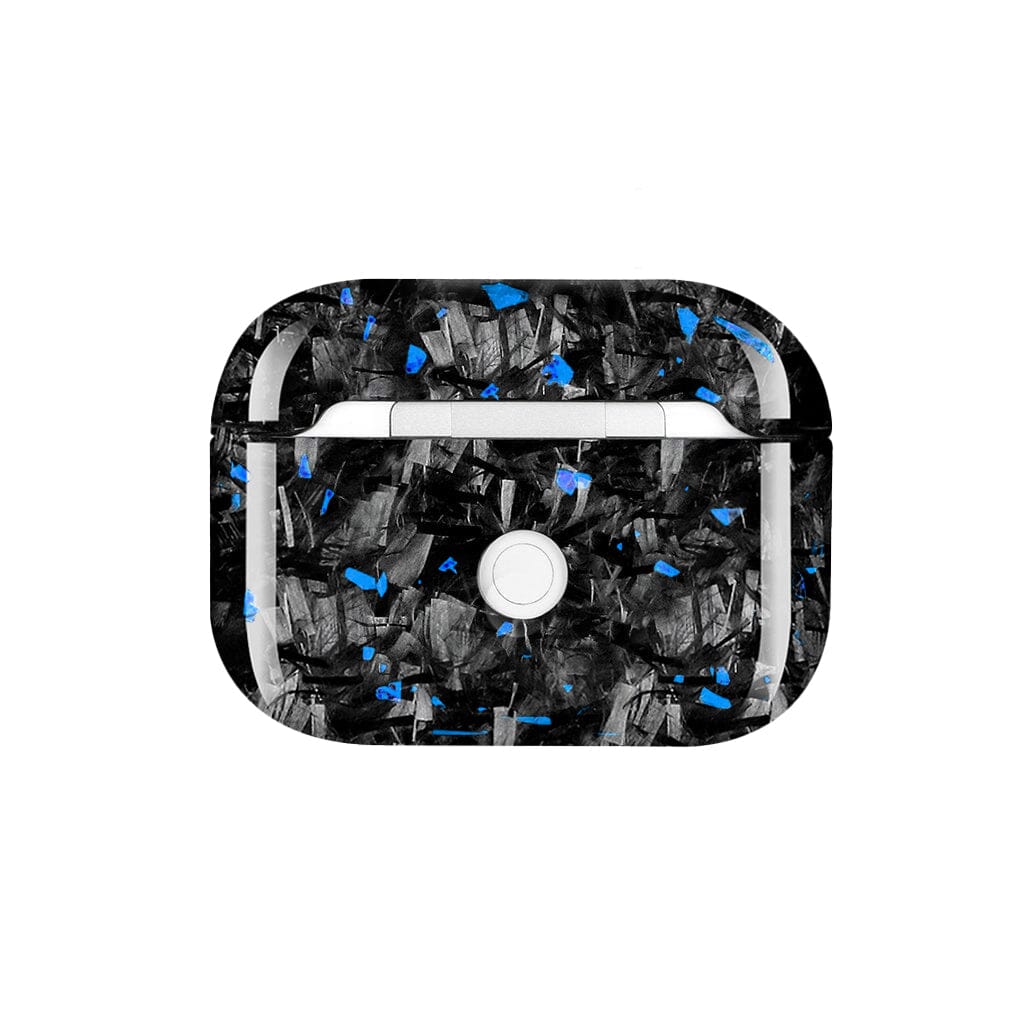 Apple AirPods | Blue Flake Forged Carbon Fiber Case