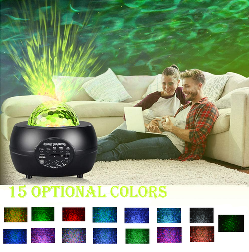 Starry Sky LED Galaxy Projector with Bluetooth Speaker – Music Sync Night Light for Bedroom & Relaxation